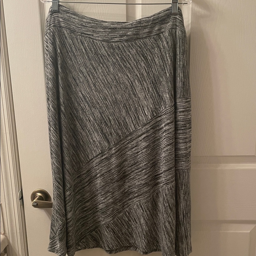 Avenue Charcoal Midi Skirt